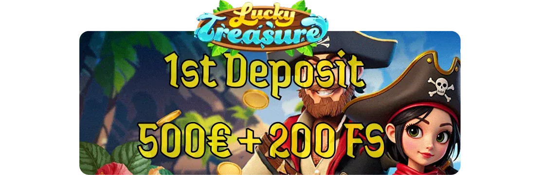 Lucky Treasure Casino 1er dépôt